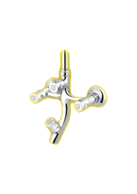 Gold Wall Shower – 4 Knob